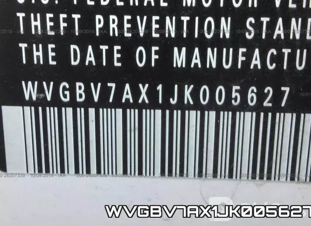 WVGBV7AX1JK005627 фото 10