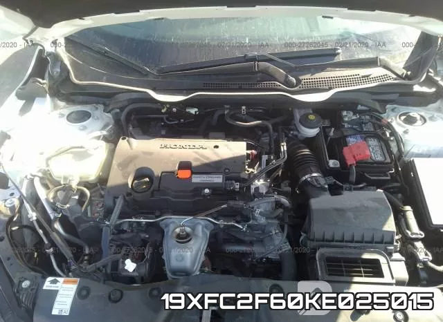 19XFC2F60KE025015 фото 2