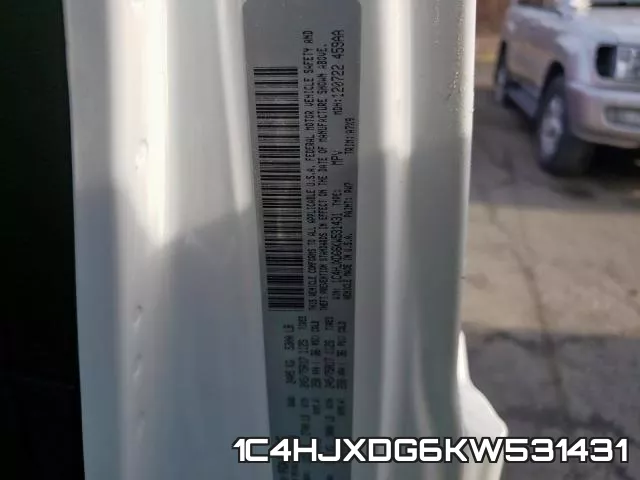1C4HJXDG6KW531431 фото 2