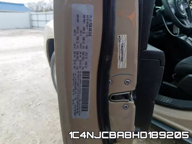 1C4NJCBA8HD189205 фото 2
