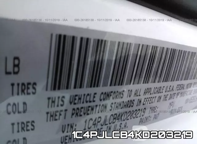 1C4PJLCB4KD203219 фото 10