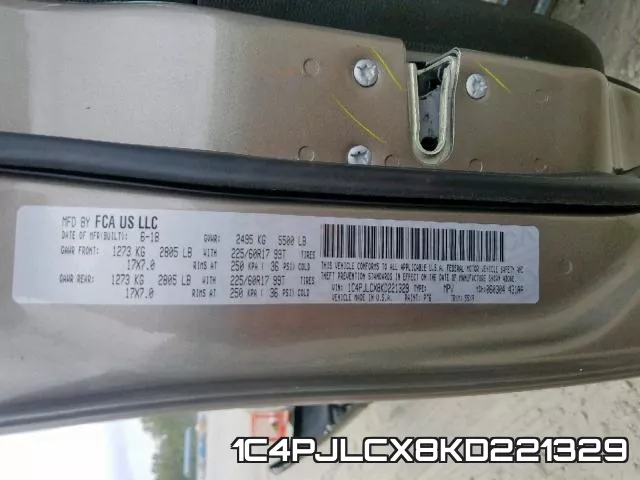 1C4PJLCX8KD221329 фото 2