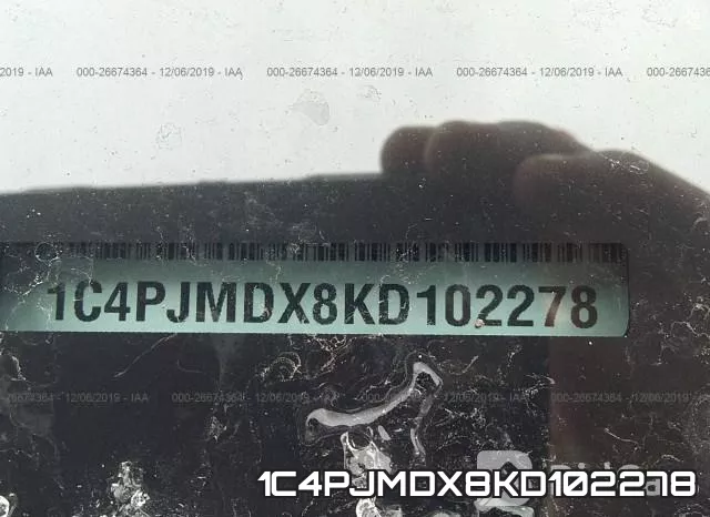 1C4PJMDX8KD102278 фото 10
