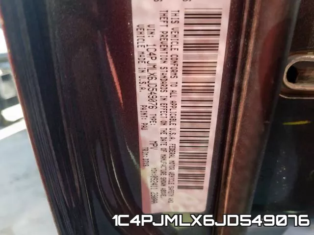 1C4PJMLX6JD549076 фото 2