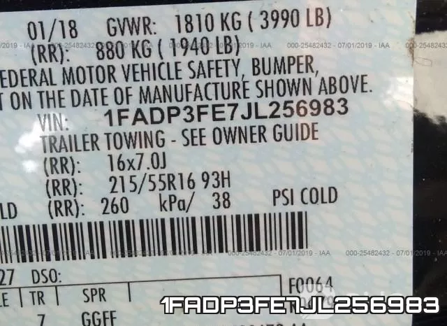 1FADP3FE7JL256983 фото 10