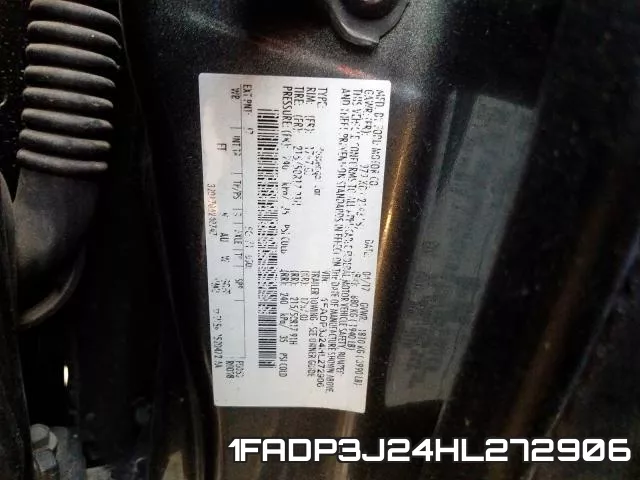 1FADP3J24HL272906 фото 2