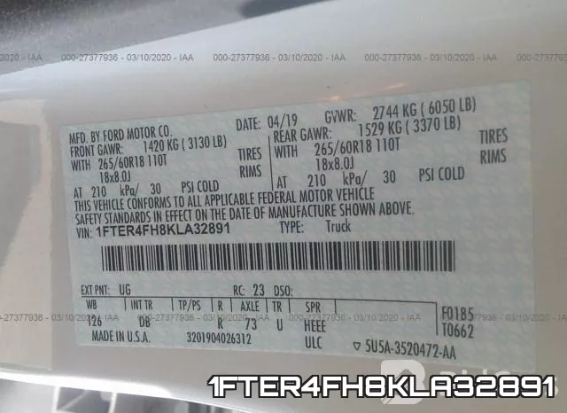 1FTER4FH8KLA32891 фото 10