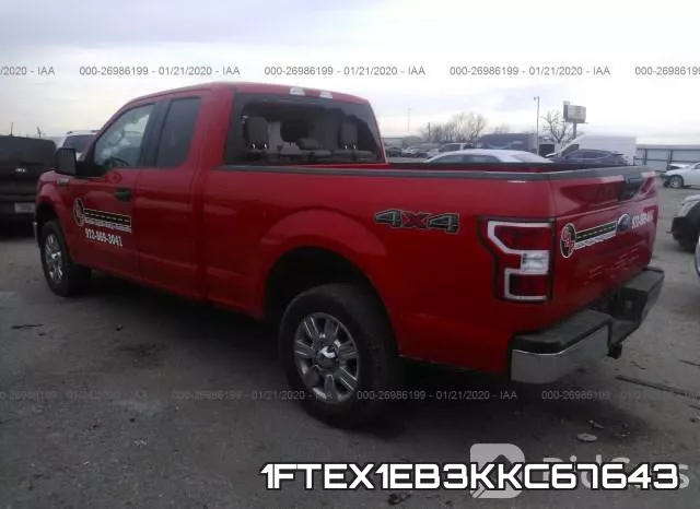 1FTEX1EB3KKC67643 фото 4