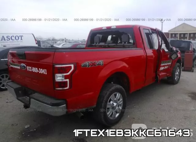 1FTEX1EB3KKC67643 фото 5
