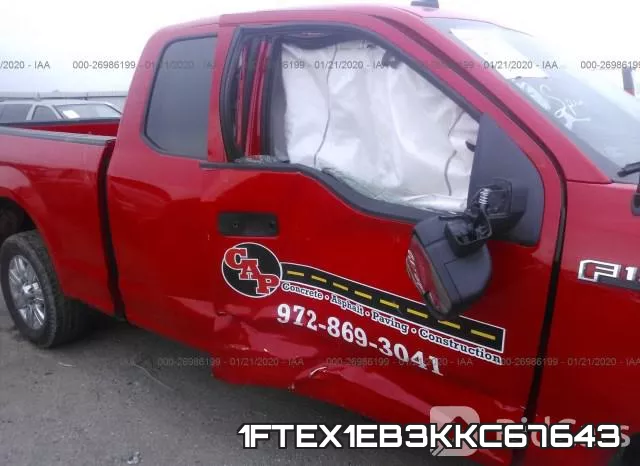 1FTEX1EB3KKC67643 фото 7