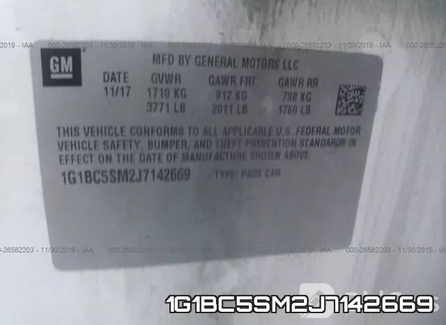 1G1BC5SM2J7142669 фото 10