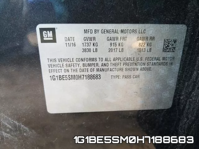 1G1BE5SM0H7188683 фото 2