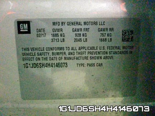 1G1JD6SH4H4146073 фото 2