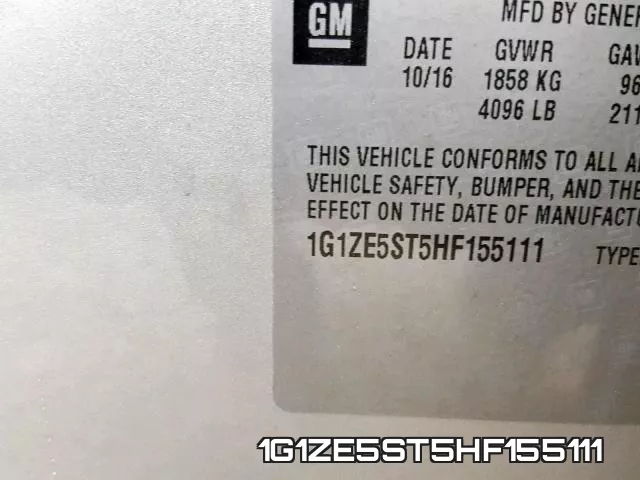 1G1ZE5ST5HF155111 фото 2