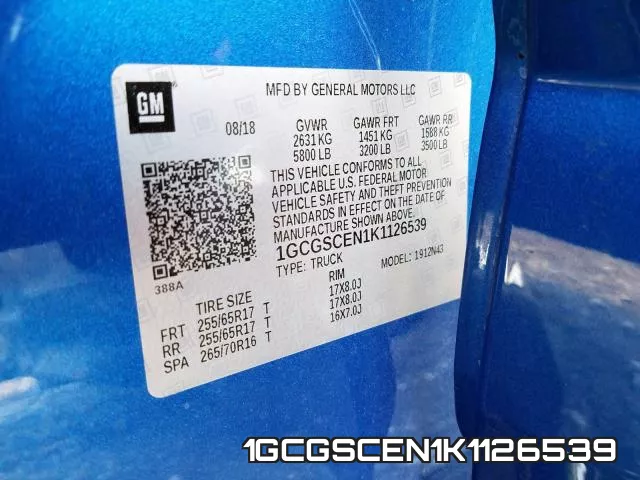 1GCGSCEN1K1126539 фото 2