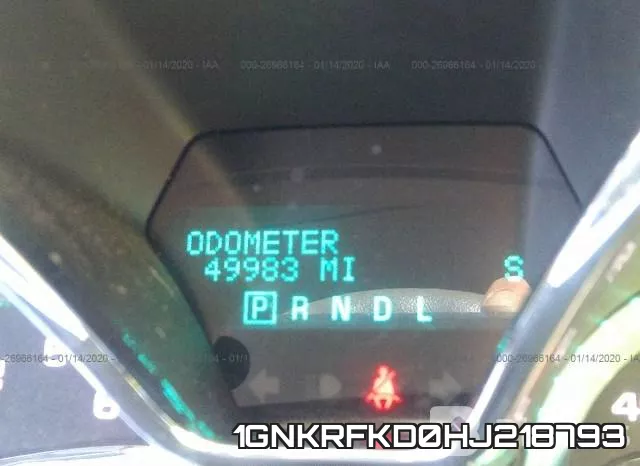 1GNKRFKD0HJ218793 фото 8
