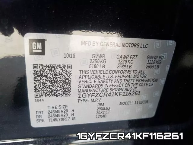 1GYFZCR41KF116261 фото 2