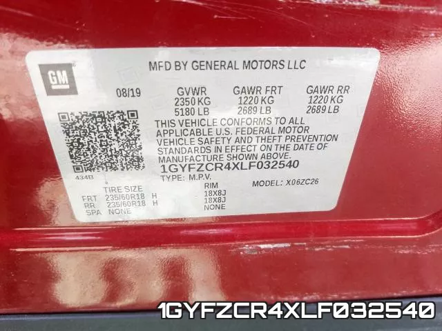 1GYFZCR4XLF032540 фото 2