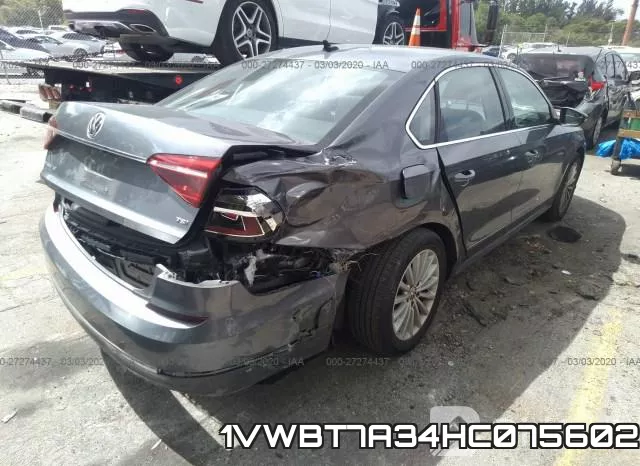 1VWBT7A34HC075602 фото 5