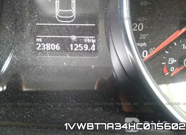 1VWBT7A34HC075602 фото 8