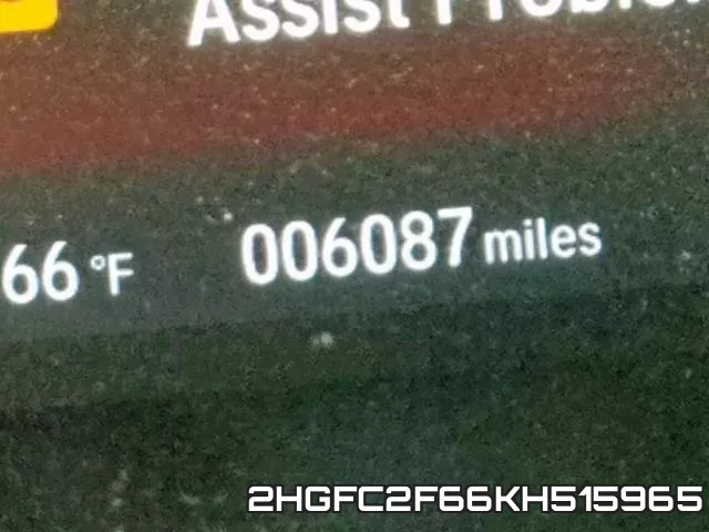 2HGFC2F66KH515965 фото 9