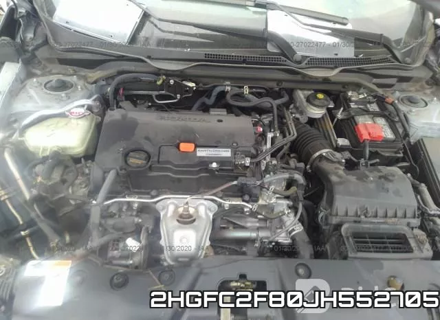 2HGFC2F80JH552705 фото 2
