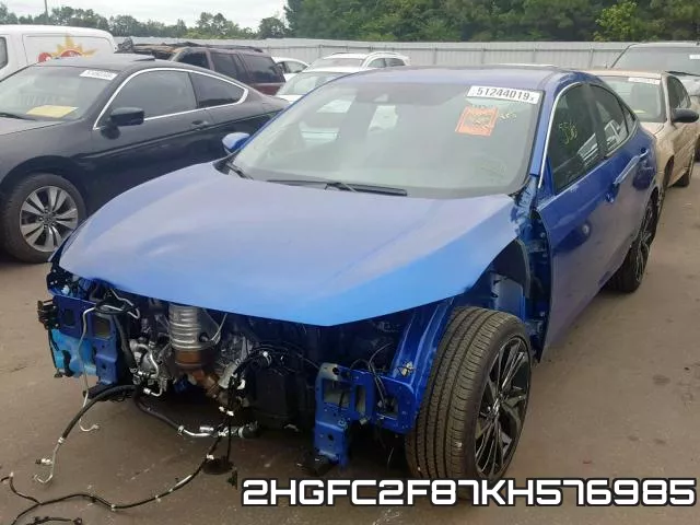 2HGFC2F87KH576985 фото 3