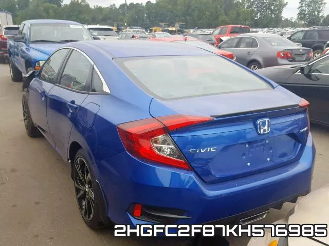 2HGFC2F87KH576985 фото 4