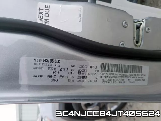 3C4NJCCB4JT405624 фото 2