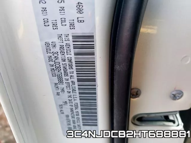 3C4NJDCB2HT688881 фото 2