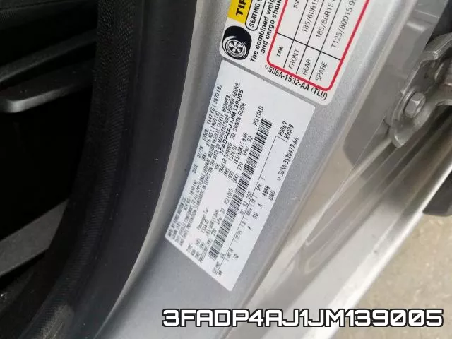 3FADP4AJ1JM139005 фото 2
