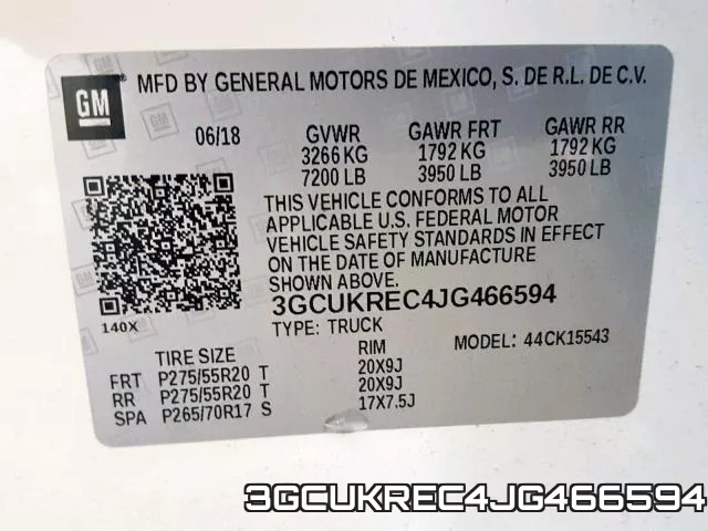 3GCUKREC4JG466594 фото 2