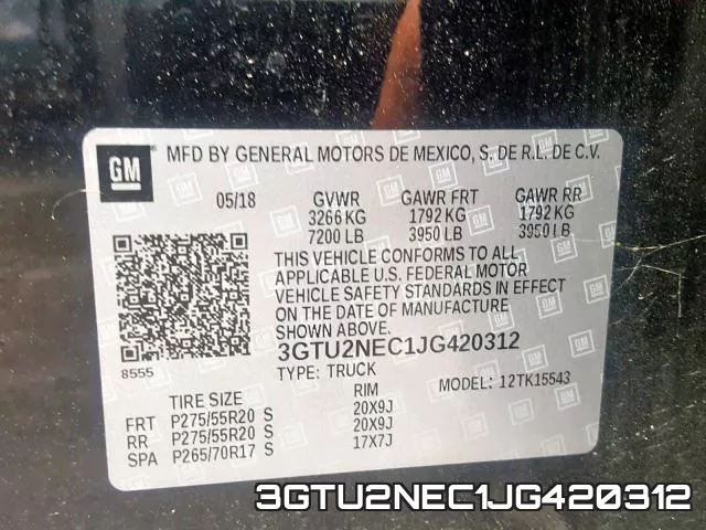 3GTU2NEC1JG420312 фото 2