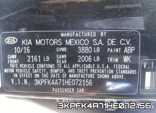3KPFK4A71HE072156 фото 10