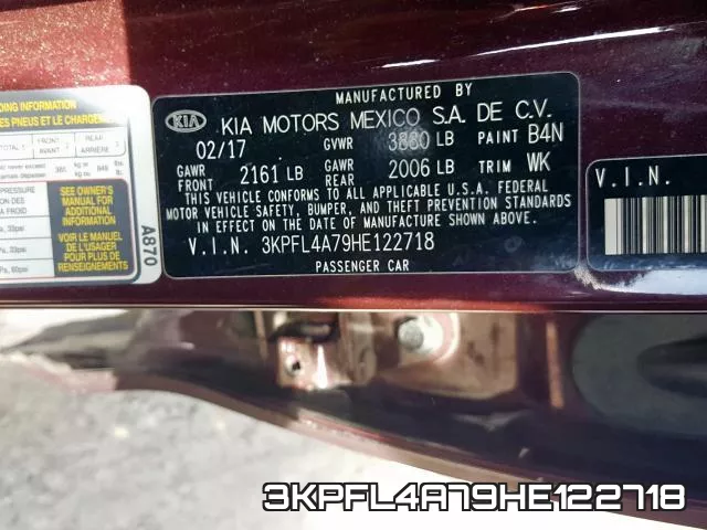 3KPFL4A79HE122718 фото 2