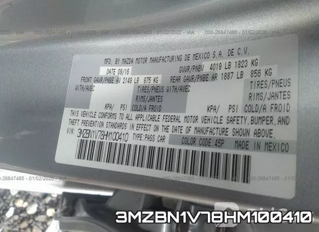 3MZBN1V78HM100410 фото 10