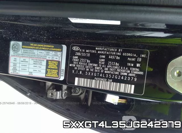 5XXGT4L35JG242379 фото 10