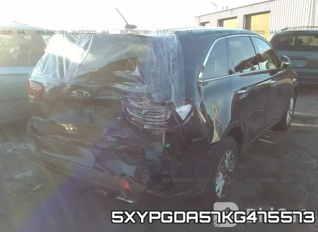 5XYPGDA57KG475573 фото 7
