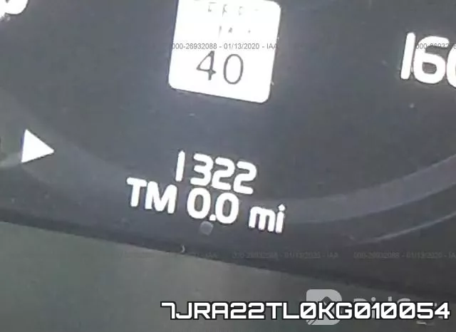7JRA22TL0KG010054 фото 8