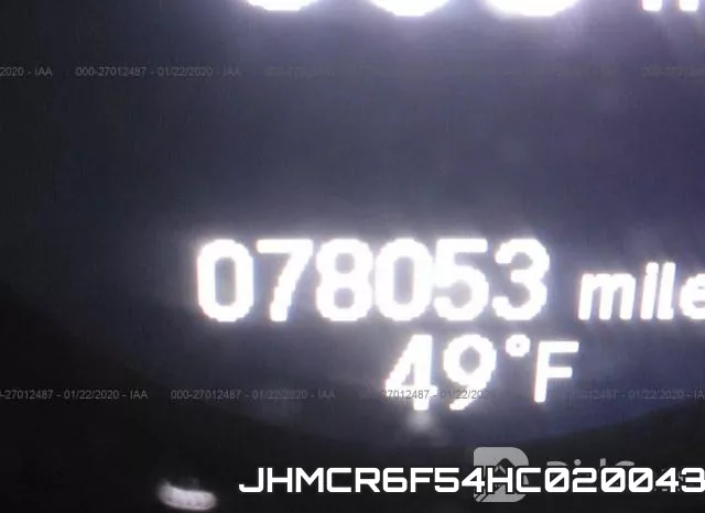JHMCR6F54HC020043 фото 8