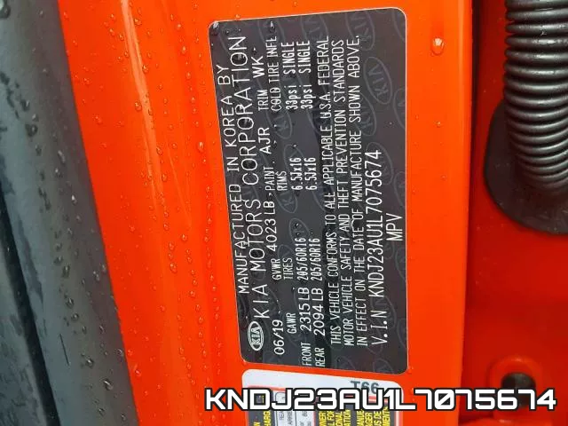 KNDJ23AU1L7075674 фото 2
