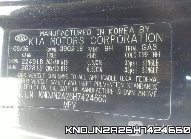 KNDJN2A26H7424660 фото 10