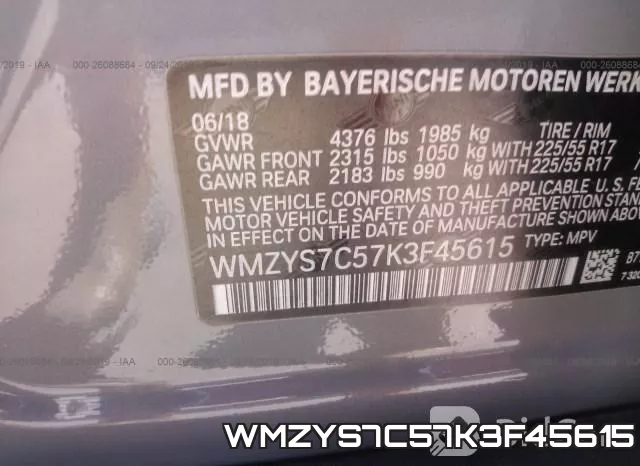 WMZYS7C57K3F45615 фото 10
