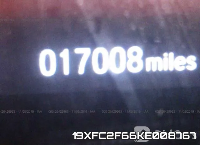 19XFC2F66KE008767 фото 8