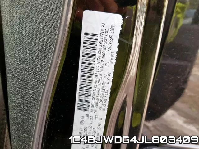 1C4BJWDG4JL803409 фото 2
