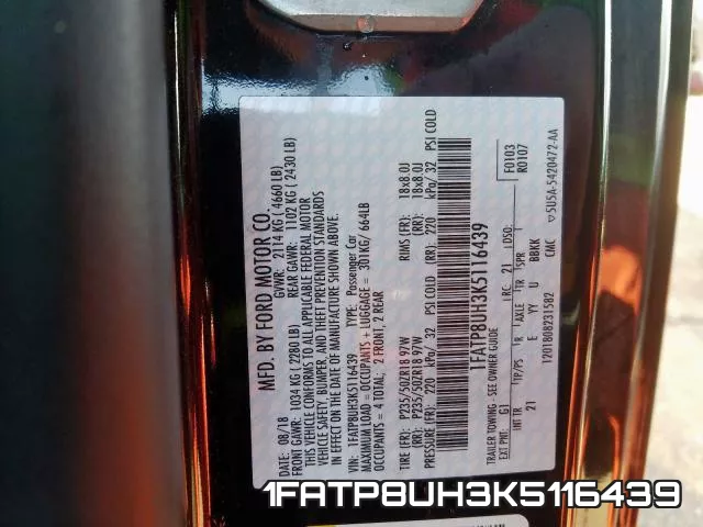 1FATP8UH3K5116439 фото 2