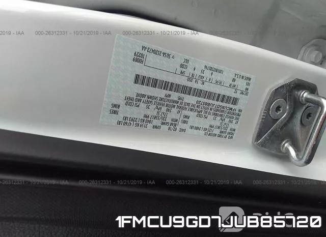 1FMCU9GD7JUB85720 фото 10