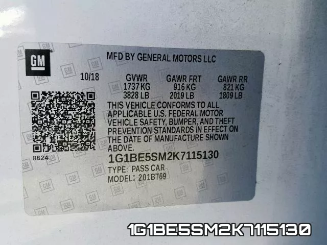 1G1BE5SM2K7115130 фото 2
