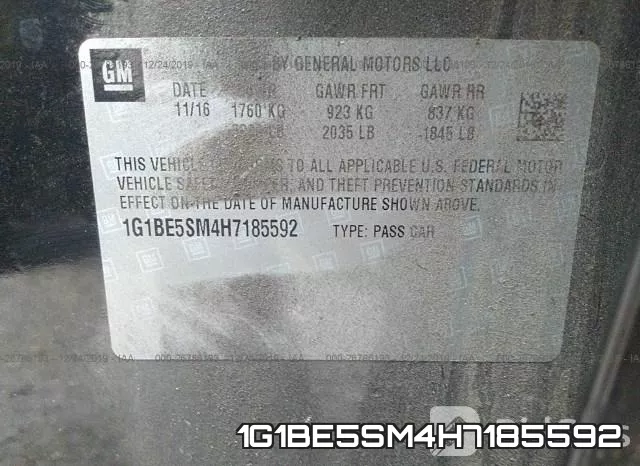 1G1BE5SM4H7185592 фото 10