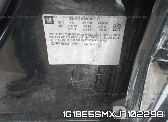 1G1BE5SMXJ7102298 фото 10